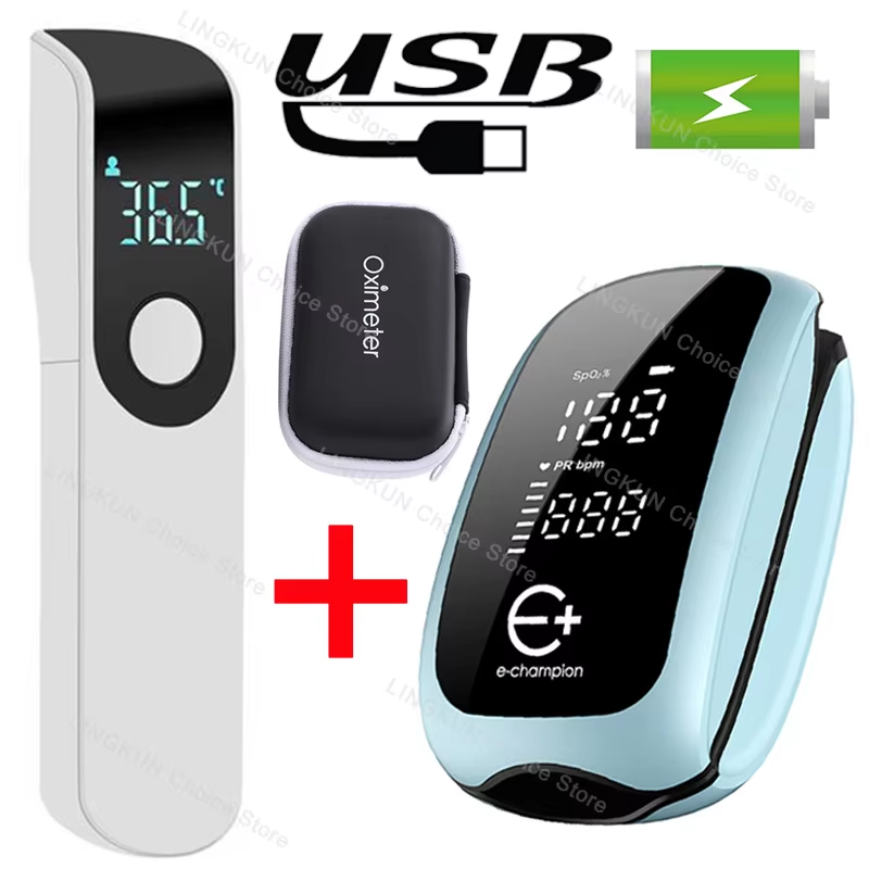 Pulse Oximeter Fingertip Rechargeable - Oxímetro de Pulso Digital com Display