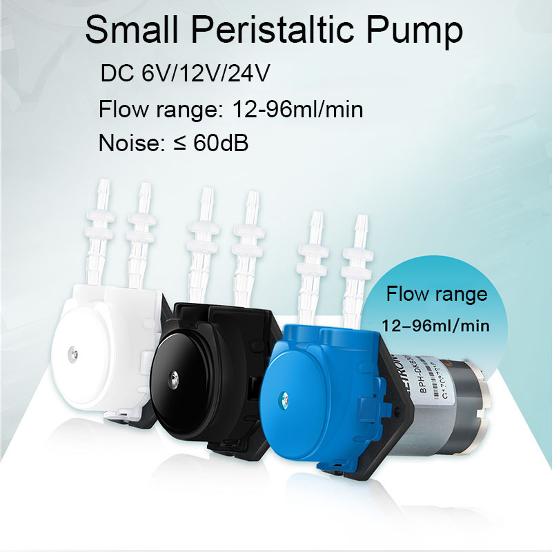 Mini Peristaltic Pump 12V - Mini Bomba Peristáltica DC 6V/12V/24V, Bomba