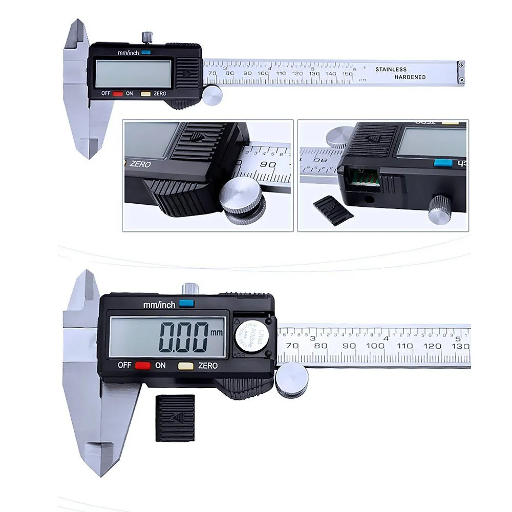 Paquímetro digital de alta pre - Digital Caliper 150Mm Stainless Steel avaliação e preço
