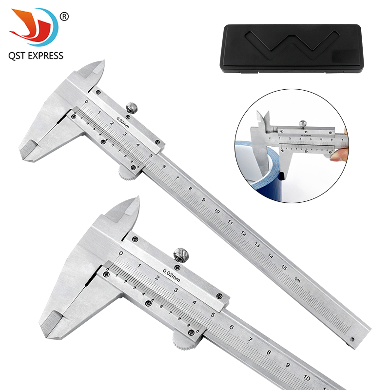 QSTEXPRESS-Pinça de metal, fer - Digital Caliper 150Mm Stainless Steel avaliação e preço